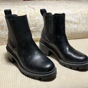 Chunky black boots. Worn only a couple of times.